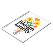 Bloom Loudly  ノートブック (左側)