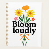 Bloom Loudly  プランナー手帳 (正面)