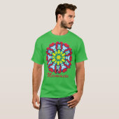Bloom Namaste Kaleidoscope T-shirt Tシャツ (正面フル)