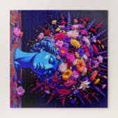 "Bloom of Eternity" – A Colourful Surreal Portrait ジグソーパズル (横)