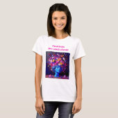 "Bloom of Eternity" – A Colourful Surreal Portrait Tシャツ (正面フル)