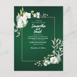 Bloom of Love Wedding Invitation Postcard ポストカード