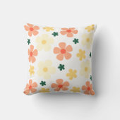 Bloom Pop Fiesta Throw Pillow クッション (正面)