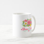 Bloom & Smile Floral Mug コーヒーマグカップ (正面右)