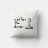 Bloom Through Trials – Strength from the Cracks クッション (正面)