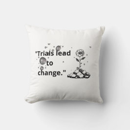 Bloom Through Trials – Strength from the Cracks クッション