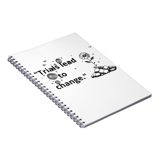 Bloom Through Trials – Strength from the Cracks ノートブック (右側)