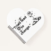 Bloom Through Trials – Strength from the Cracks ノートブック (正面)