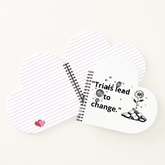 Bloom Through Trials – Strength from the Cracks ノートブック (内部)