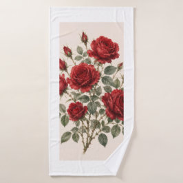 Bloom Where You Are Planted | Vintage Rose Botanic バスタオル