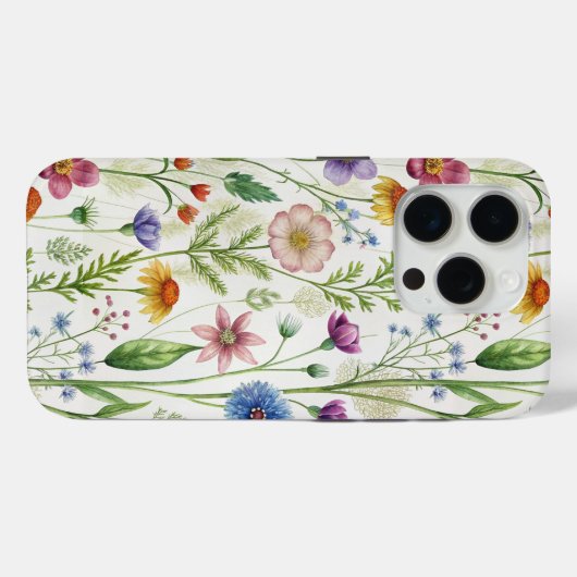 Bloom Wildflowers Case-Mate iPhoneケース (裏面 (横))