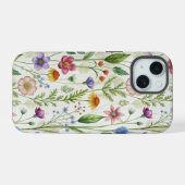Bloom Wildflowers iPhone 15ケース (裏面横)