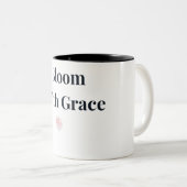 Bloom With Grace Floral Coffee Mug ツートーンマグカップ (正面右)