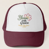 Bloom with Grace Hat | Happy New Year 2026 キャップ (正面)