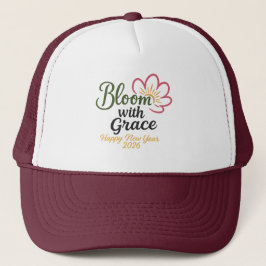 Bloom with Grace Hat | Happy New Year 2026 キャップ