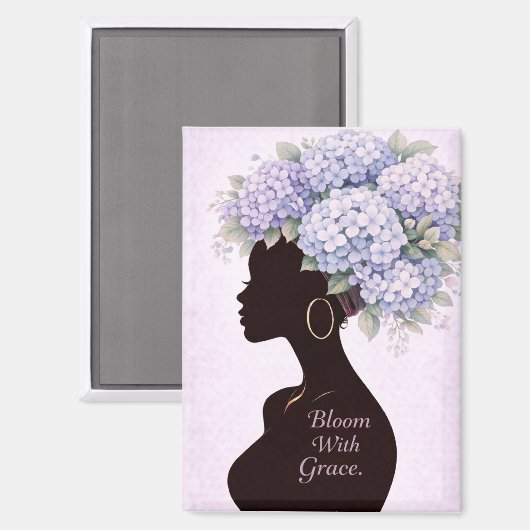 Bloom With Grace Inspirational Magnet  マグネット (正面/裏面)
