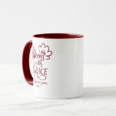 Bloom with Grace – New Year 2026 Combo Mug マグカップ (正面左)
