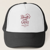 Bloom with Grace – New Year 2026 Trucker Hat キャップ (正面)