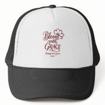 Bloom with Grace – New Year 2026 Trucker Hat
