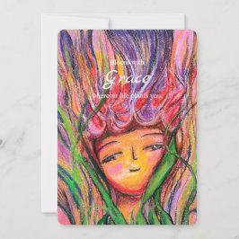 Bloom With Grace – Pastel Floral Encouragement Car シーズンカード