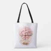 Bloom With Love Floral Romantic Tote トートバッグ (裏面)