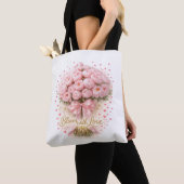 Bloom With Love Floral Romantic Tote トートバッグ (クローズアップ)