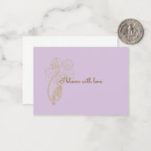  Bloom with Love Positive Affirmation ノートカード (正面/裏面インサイチュ)