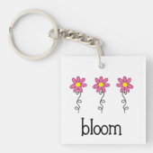Bloom with Pink Flowers キーホルダー (正面)