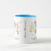 Bloom with Positivity_Motivational Wildflower Mug マグカップ (中央)