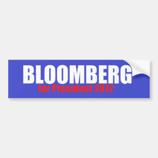 Bloomberg 2012年 バンパーステッカー