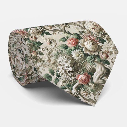 Bloombound Sentinel – ゴシックビクトリアン ネクタイ (ロール)