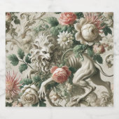 Bloombound Sentinel – ゴシックフローラデザイン ビールラベル (シングルラベル)