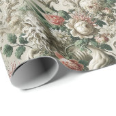 Bloombound Sentinel – ゴシックフローラデザイン ラッピングペーパー (ロールコーナー)