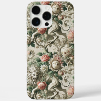 Bloombound Sentinel – ゴシックフローラデザイン iPhone 16 Pro Maxケース