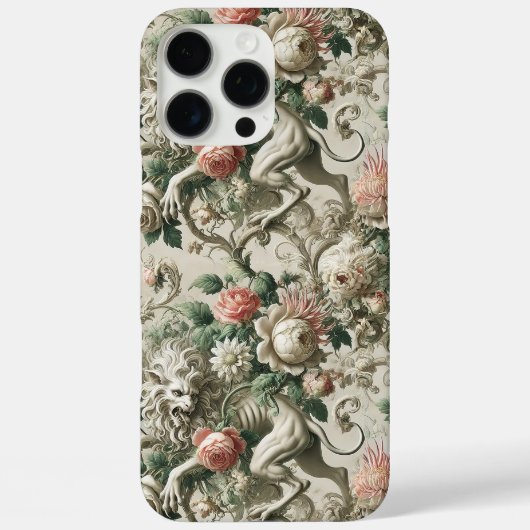 Bloombound Sentinel – ゴシックフローラデザイン Case-Mate iPhoneケース (裏面)