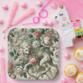 Bloombound Sentinel – Gothic Floral Design ペーパープレート (パーティー)