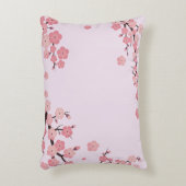 Bloomed sakura flowers accent pillow アクセントクッション (正面(垂直))