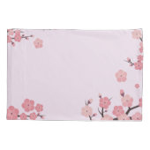Bloomed sakura flowers pillow case 枕カバー (裏面)