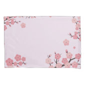 Bloomed sakura flowers pillow case 枕カバー (正面)
