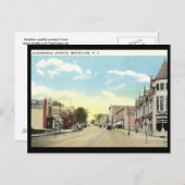 Bloomfield Ave., Montclair NJヴィンテージ ポストカード (正面/裏面)