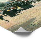 Bloomfield Ave., Montclair NJ 1908ヴィンテージ ポスター (角)