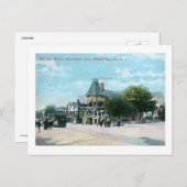 Bloomfield Ave., Montclair NJ 1908ヴィンテージ ポストカード (正面/裏面)