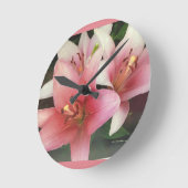 Bloominの時計 ラウンド壁時計 (傾斜)