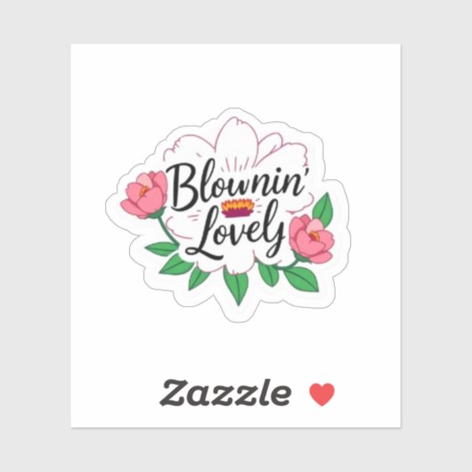 Bloomin Lovely British Slang Flower シール (シート)