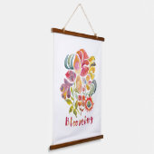 Blooming 吊り下げ型タペストリー (傾斜あり)