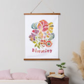 Blooming 吊り下げ型タペストリー (寝室)