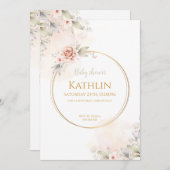 Blooming Baby Shower Invitation 招待状 (正面/裏面)