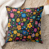 Blooming Beautiful design 20x20 Throw Pillow クッション (ブランケット)