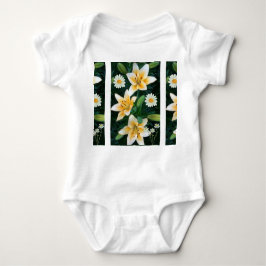 Blooming Beauty Baby Bodysuit – Fresh Floral Vibes ベビーボディスーツ