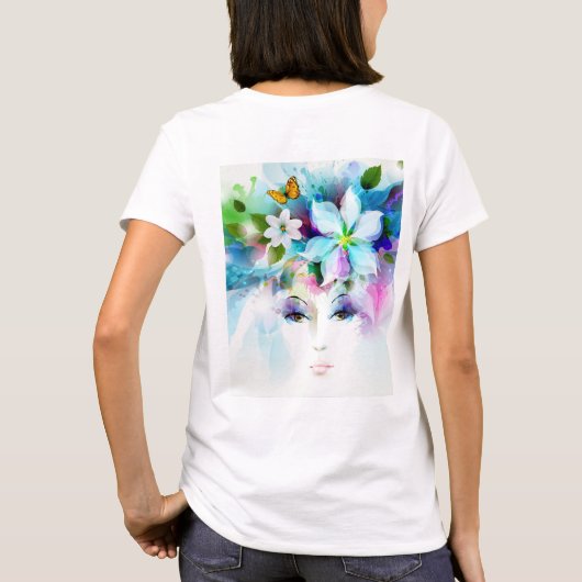 Blooming Beauty Tシャツ (裏面)